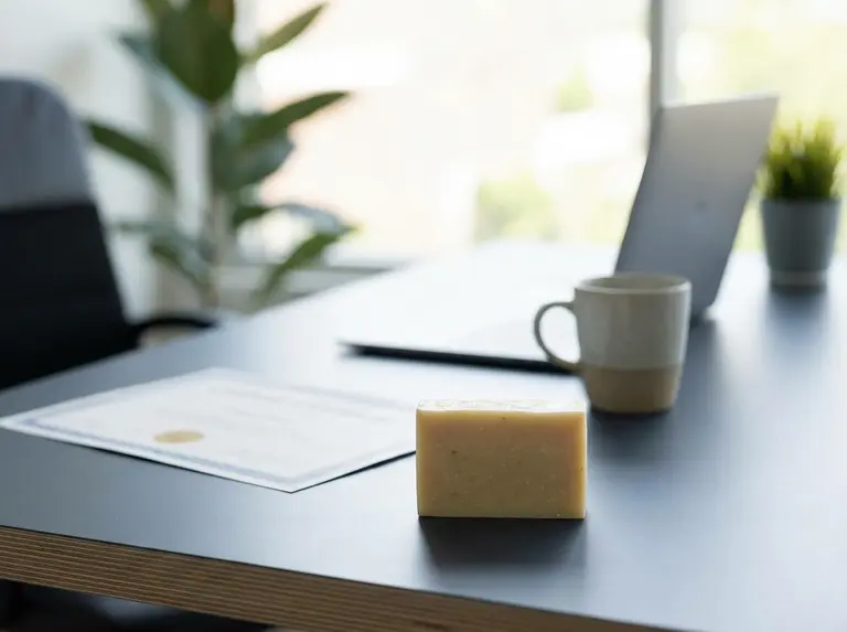 Сертификат на мыло туалетное